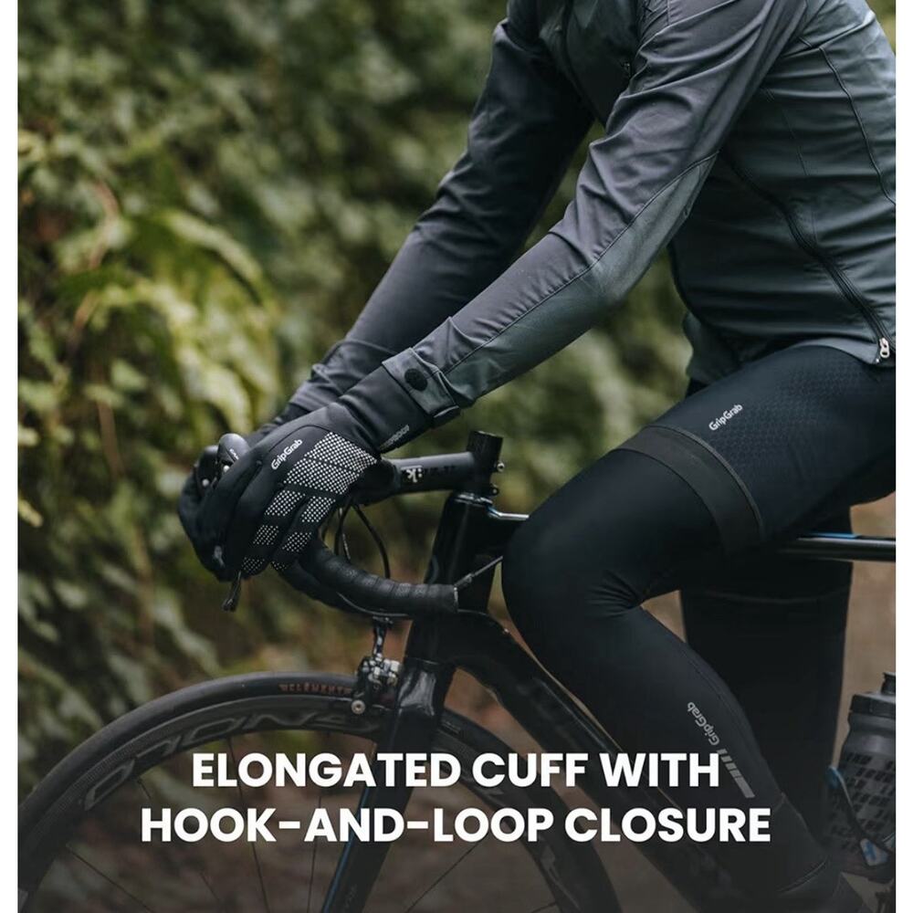 GripGrab Ride Waterproof Winter Cycling Gloves Large Black Thermal Windproof New - Picture 4 of 5